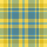 Plaid check pattern. Seamless fabric texture. Tartan textile print. vector