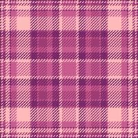 Stylish pattern texture , lilac tartan check background. Chic textile plaid fabric seamless in pink and light colors. vector
