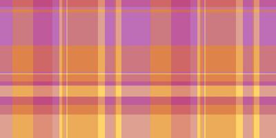 French background tartan pattern, international plaid check . Dimensional seamless fabric texture textile in red and orange colors. vector