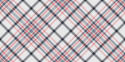 Soft texture fabric, genuine check background seamless. Symmetry tartan pattern plaid textile in white and cyan colors. vector