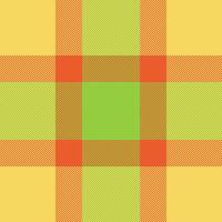 Comfortable check pattern , veil plaid texture seamless. Print textile background fabric tartan in yellow and green colors. vector