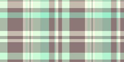 Editable fabric check texture, comfort background seamless textile. Outline pattern plaid tartan in pastel and light colors. vector