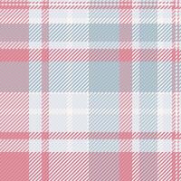 Pyjamas plaid background, valentines day fabric pattern texture. Fire seamless textile check tartan in red and sterling silver colors. vector