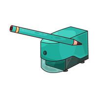 sharpener with pencil vector