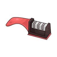 Illustration of Knife Sharpener vector