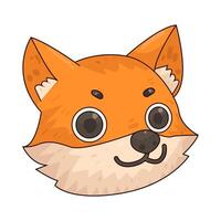 Illustration of fox vector
