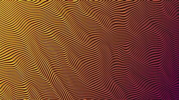 Abstract Wavy Pattern with Red, Yellow, and Black Lines video