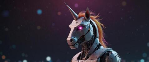 robot unicorn ones one trendy gronephic design onertwork with one geometric, onen onebstronect. photo