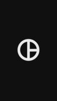 Pie chart icon outline simple animation. Vertical pie chart black and white design animation. video