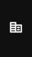 Corporate icon outline simple animation. Simple thin line animation of apartment representing buildings. video