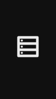 Data set table list icon outline simple animation. Icon simple animated vertical concept on black and white background. video