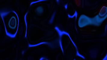 Glowing Blue and Orange Liquid Loop Animation video