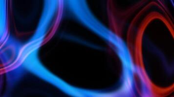 Abstract Orange and Blue Loop Animation video
