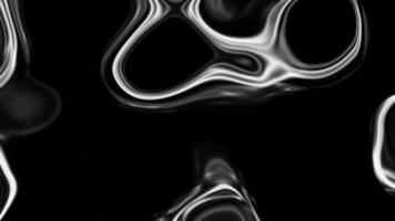 Sleek Chrome Liquid Loop Animation video