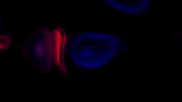 Neon Red and Blue Flowing Liquid Loop Animation video