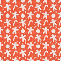 Seamless christmas pattern. New year background vector