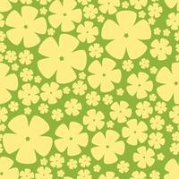 Seamless floral pattern background colorful illustration vector