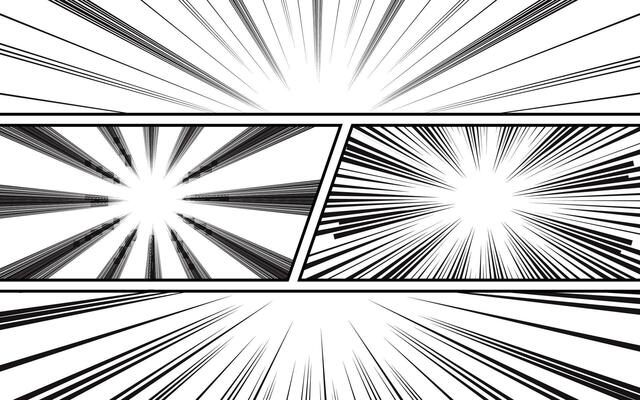 Black and white comic book background template page. comic in pop art style. cartoon frame, retro cover halftone effect