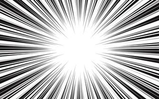 Black and white contrast background rays arranged in a circle. Concentrate on the center of the composition. For various graphic designs. vector