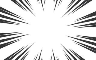 Abstract comic book flash explosion radial lines on white background. Super hero design vector