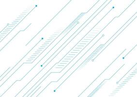 Blue lines abstract technology geometric background vector