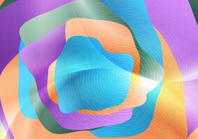 Abstract concept futuristic geometric art background vector