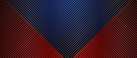 Abstract geometric concept background with golden lines vector