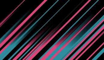 Blue and pink stripes geometric tech abstract background vector