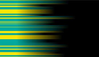 Cyan and yellow stripes geometric tech abstract background vector