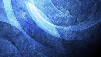 Blue glossy grunge waves abstract background vector