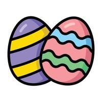 Simple Easter Day colorful icon. The icon can be used for websites, print templates, presentation templates, illustrations, etc vector