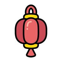 Simple Chinese New Year colorful icon. The icon can be used for websites, print templates, presentation templates, illustrations, etc vector