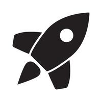 Rocket icon. Flying rocket icon. vector