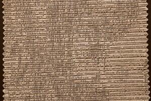 Closeup View of Textured Fabric with Warm and Inviting Tones and Beautiful Hues Displayed photo