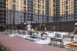 An Urban Playground beautifully transformed into a delightful Winter Setting for all photo