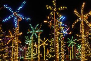 Christmas lights at the kansas state fair photo