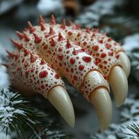 A close up of a toy that looks like a claw photo