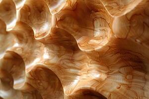 Abstract Wooden Texture with Organic Wave Patterns for Design photo