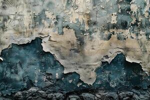 Weathered Textured Wall for Artistic Background and Design Projects photo