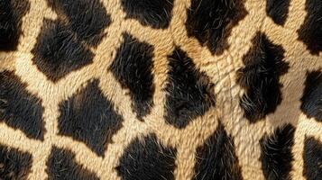 A close up of a giraffe's skin photo