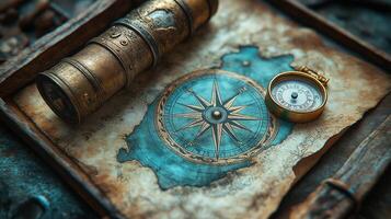 Chart a course. Explore the unknown. Discover your path. photo