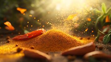 Hyper-Realistic Spice Photography Brings Every Grain to Life with Lighting photo