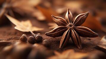 Hyper-Realistic Spice Photography with Vibrant Textures and Stunning Illumination photo