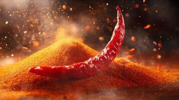 Hyper-Realistic Spice Textures Revealed Through Masterful High-Resolution Photography photo