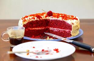 The cherry on the cake, a term commonly used to refer to the best part of the cake photo