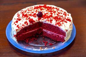 The cherry on the cake, a term commonly used to refer to the best part of the cake photo