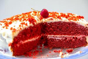 The cherry on the cake, a term commonly used to refer to the best part of the cake photo