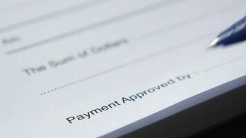 An Example of a Document Needed for Payment Approval Processing video