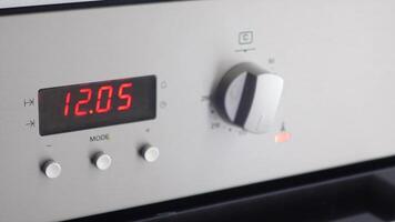 Advanced Modern Oven Control Panel featuring a userfriendly Digital Display video
