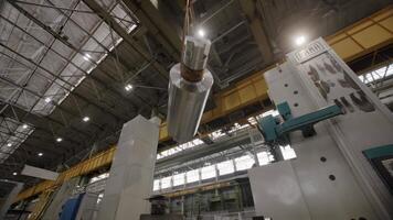 Exploring Industrial Precision Heavy Machinery Performing Its Vital Tasks in Action. Stock Clip video